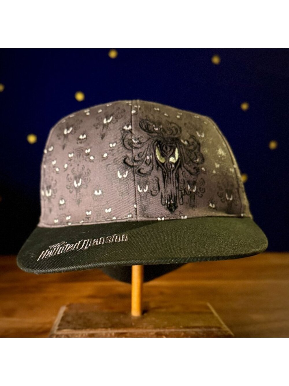 Haunted Mansion Ghost Snapback Hat All-Over Print Youth | Disney Parks